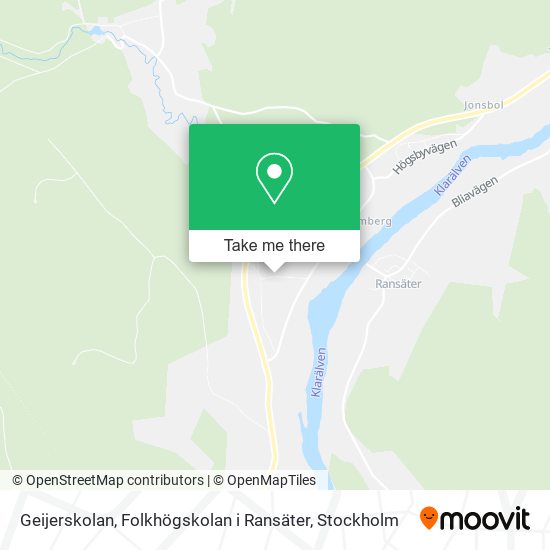 Geijerskolan, Folkhögskolan i Ransäter map