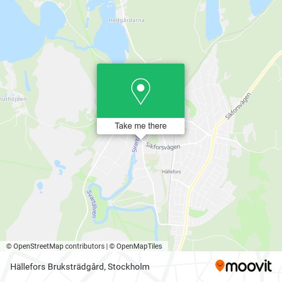 Hällefors Bruksträdgård map