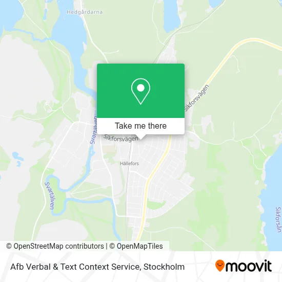 Afb Verbal & Text Context Service map
