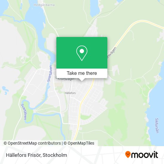 Hällefors Frisör map