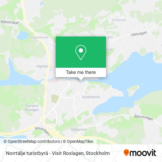 Norrtälje turistbyrå - Visit Roslagen map