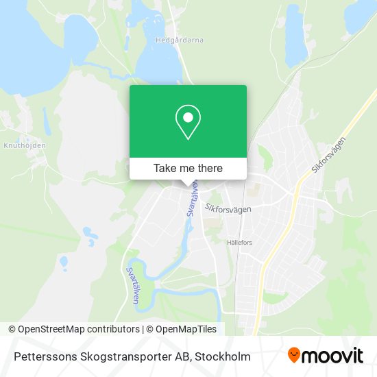 Petterssons Skogstransporter AB map