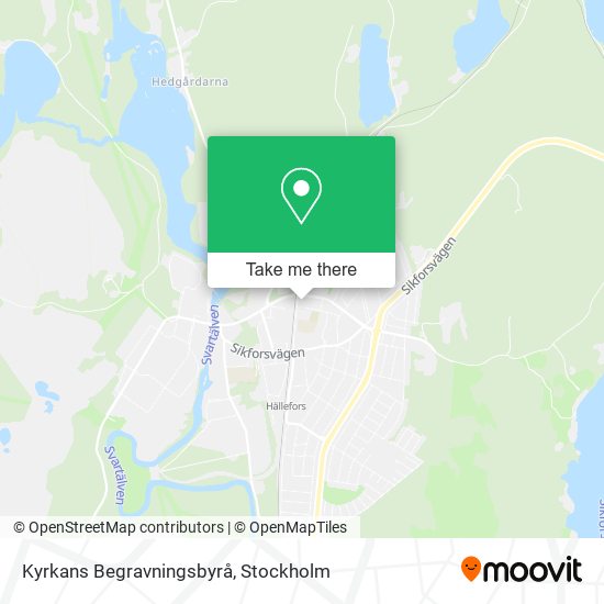 Kyrkans Begravningsbyrå map