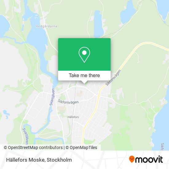 Hällefors Moske map