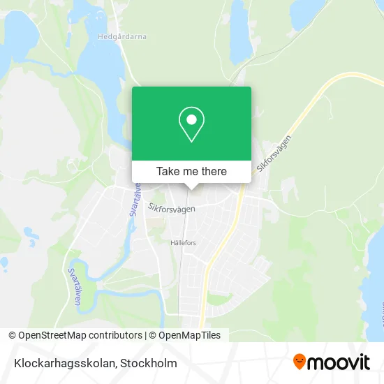 Klockarhagsskolan map