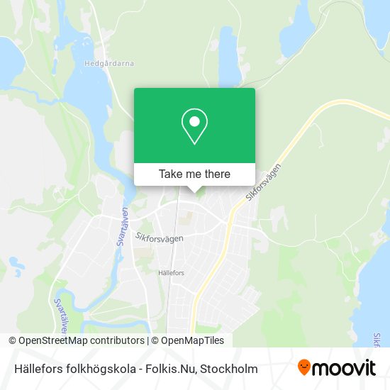 Hällefors folkhögskola - Folkis.Nu map