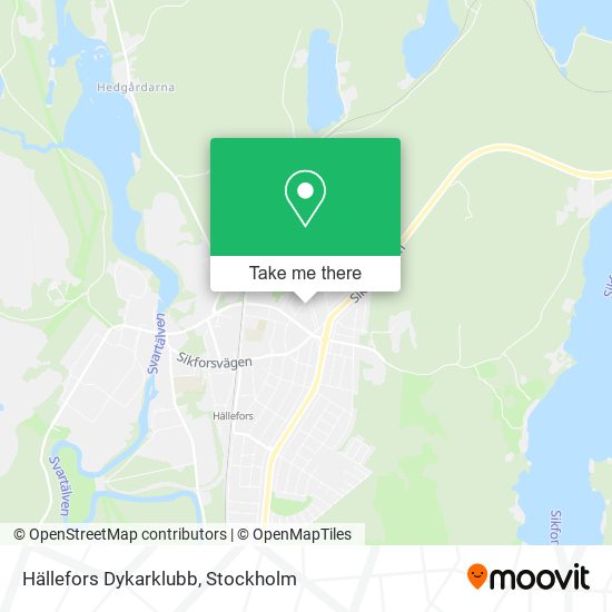 Hällefors Dykarklubb map