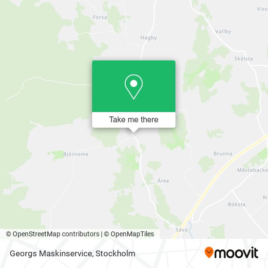 Georgs Maskinservice map