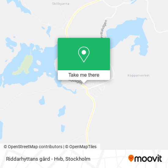 Riddarhyttans gård - Hvb map