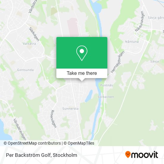 Per Backström Golf map