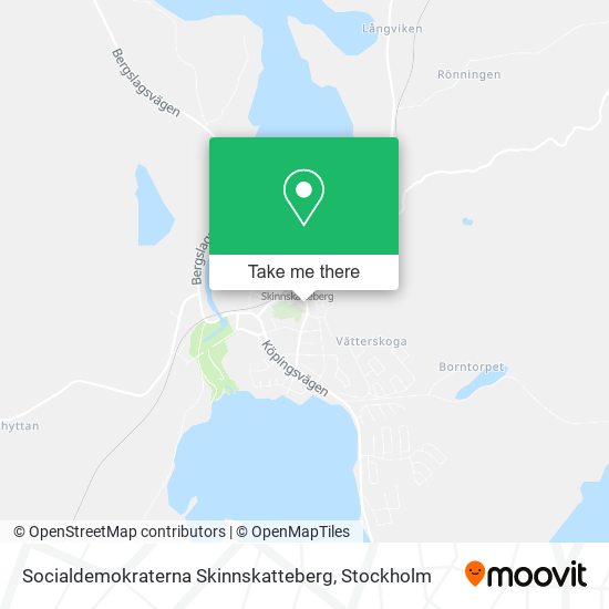 Socialdemokraterna Skinnskatteberg map