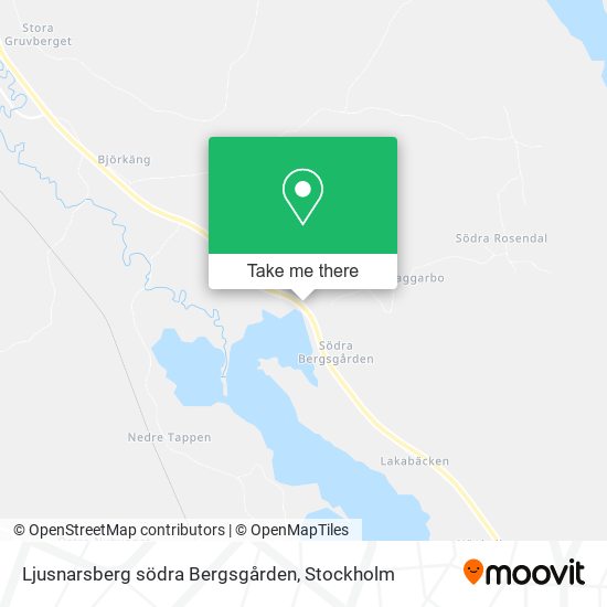 Ljusnarsberg södra Bergsgården map