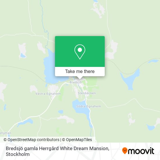 Bredsjö gamla Herrgård White Dream Mansion map