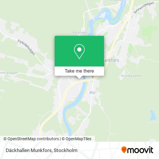 Däckhallen Munkfors map