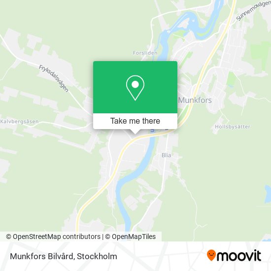 Munkfors Bilvård map