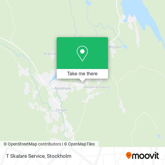 T Skalare Service map