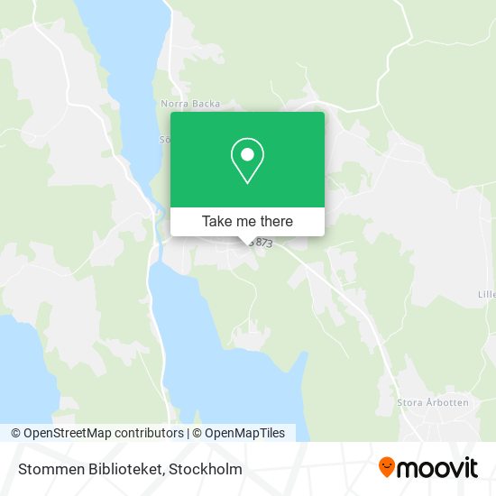 Stommen Biblioteket map