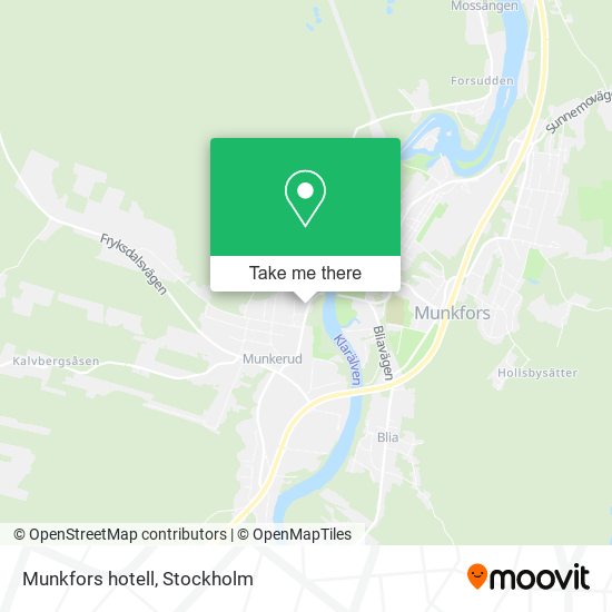 Munkfors hotell map