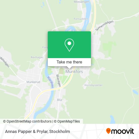Annas Papper & Prylar map