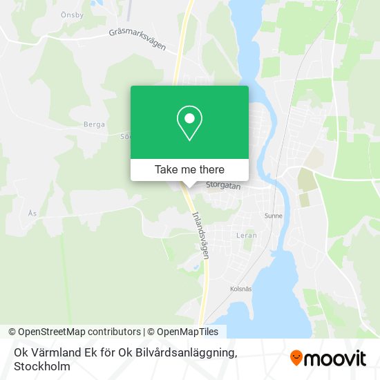 Ok Värmland Ek för Ok Bilvårdsanläggning map