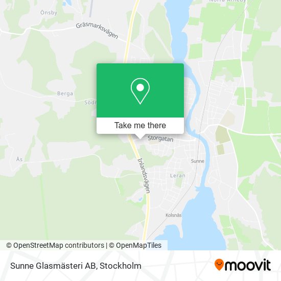 Sunne Glasmästeri AB map