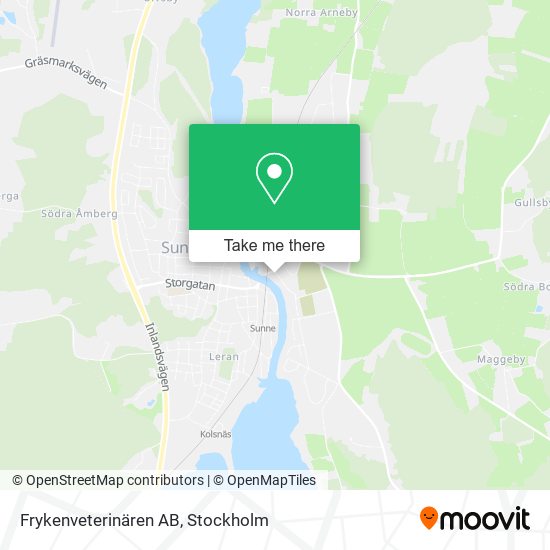 Frykenveterinären AB map