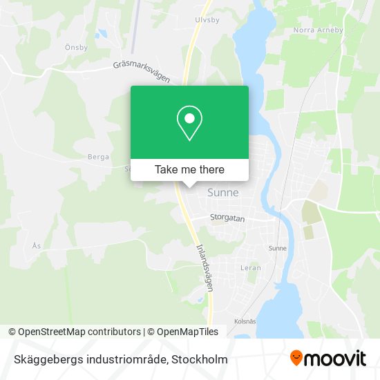 Skäggebergs industriområde map