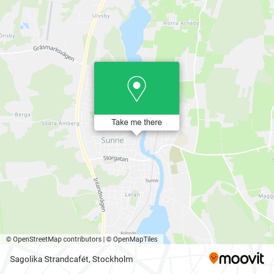 Sagolika Strandcafét map