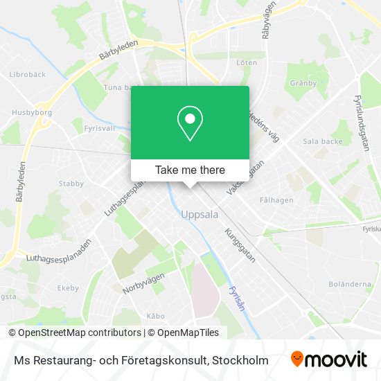 Ms Restaurang- och Företagskonsult map