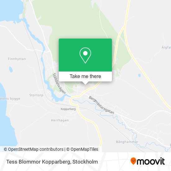 Tess Blommor Kopparberg map