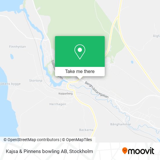 Kajsa & Pinnens bowling AB map