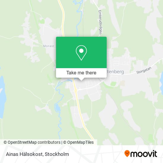 Ainas Hälsokost map