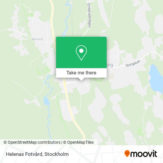 Helenas Fotvård map