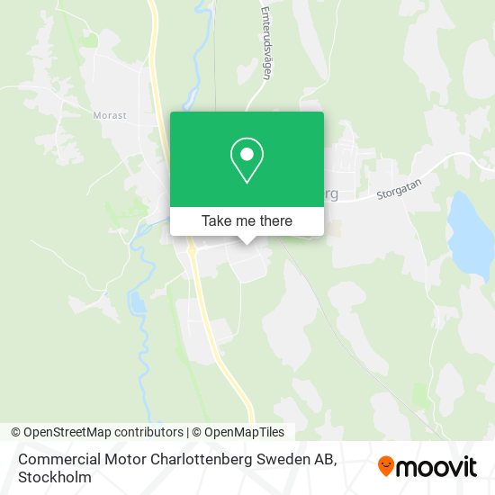 Commercial Motor Charlottenberg Sweden AB map