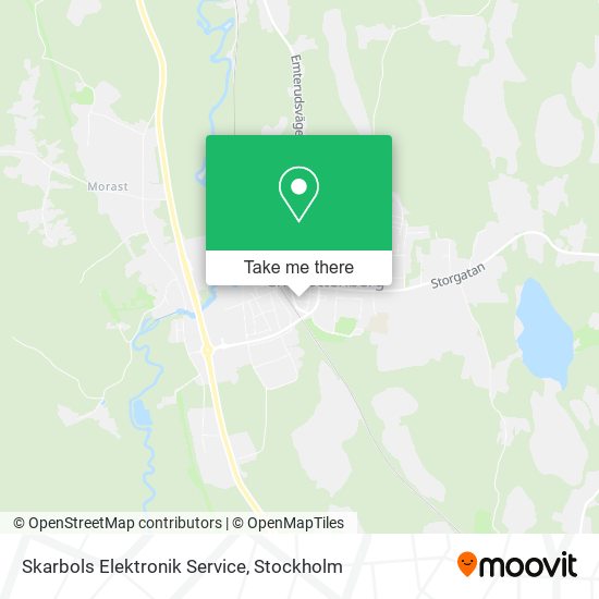 Skarbols Elektronik Service map