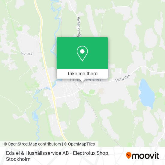 Eda el & Hushållsservice AB - Electrolux Shop map