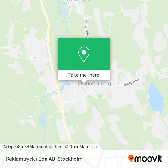 Reklamtryck i Eda AB map