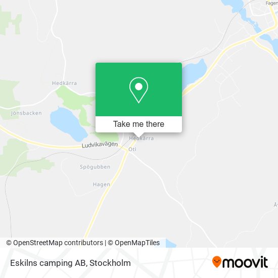 Eskilns camping AB map