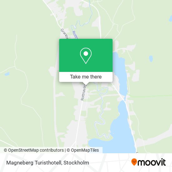 Magneberg Turisthotell map