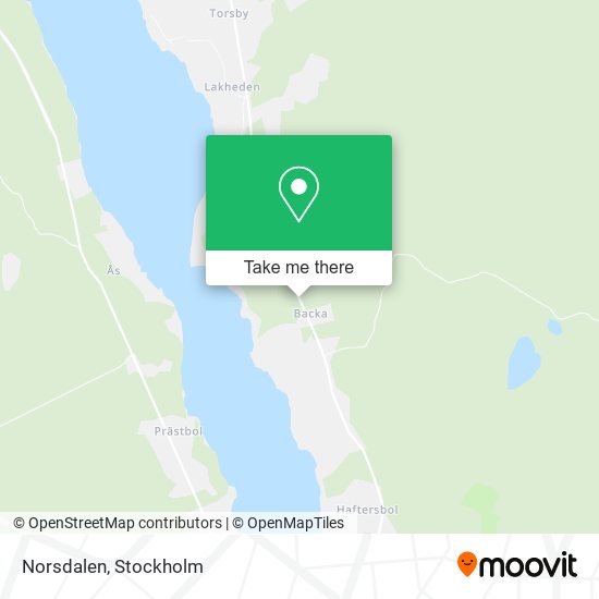 Norsdalen map