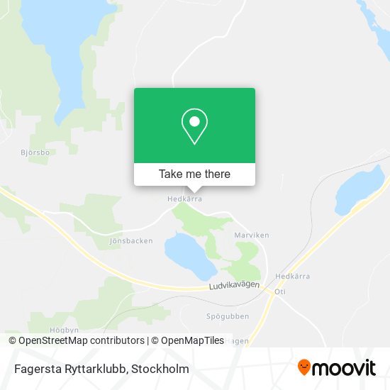 Fagersta Ryttarklubb map