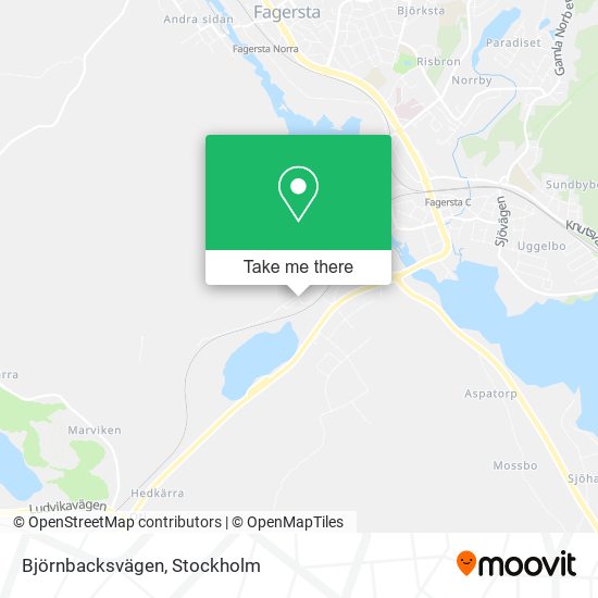 Björnbacksvägen map