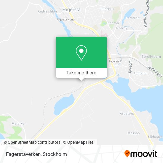 Fagerstaverken map