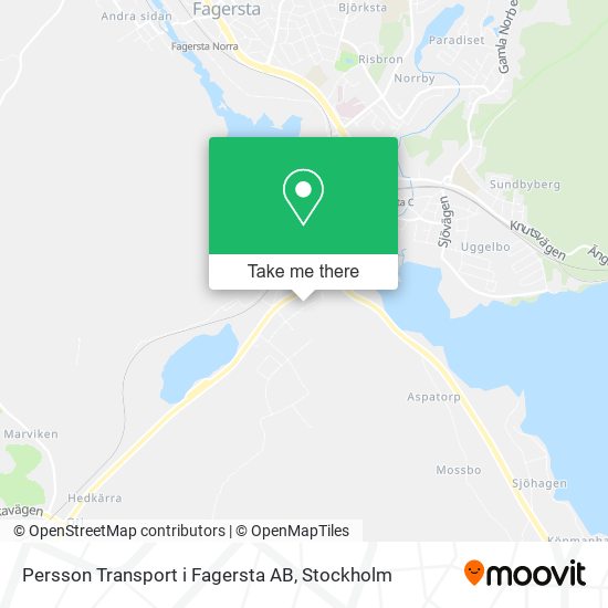 Persson Transport i Fagersta AB map