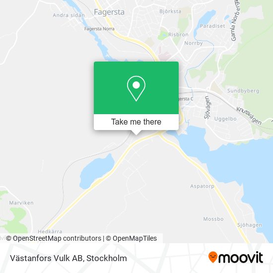 Västanfors Vulk AB map