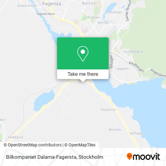 Bilkompaniet Dalarna-Fagersta map