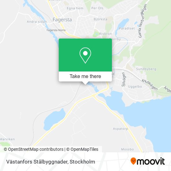 Västanfors Stålbyggnader map