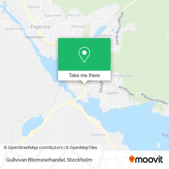 Gullvivan Blomsterhandel map