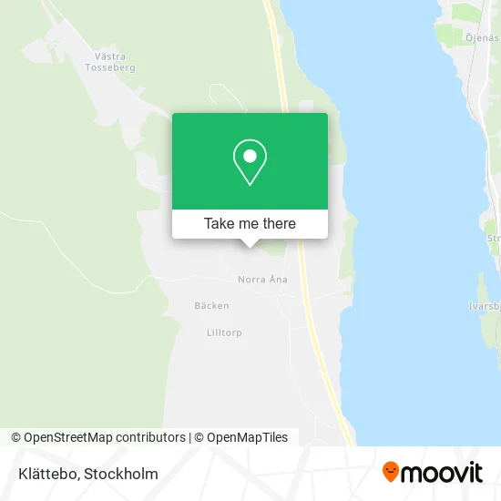 Klättebo map