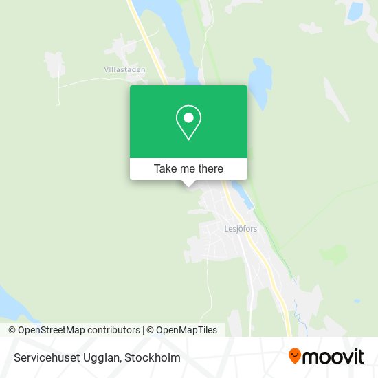 Servicehuset Ugglan map